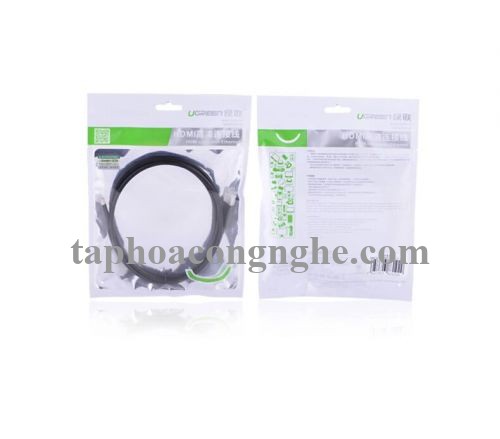 Ugreen 10118 3M màu Đen Cáp chuyển đổi Mini HDMI sang HDMI thuần đồng HD108 30010118